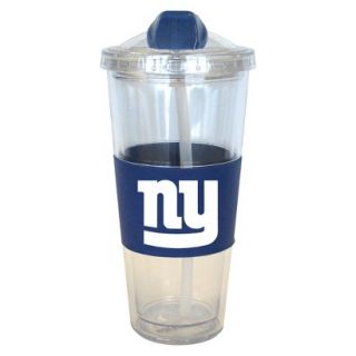 Boelter Brands NFL 2 Pack New York Giants No Spill Tumbler with Straw   22 oz