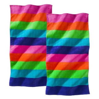 Rugby Stripes 2 pack Beach Towel   Multicolor