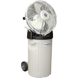 Schaefer VersaMist Misting Fan with Cart   18 Inch, 2600 CFM, Model PVM18C