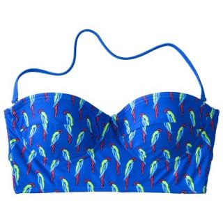 Xhilaration Juniors Midkini Swim Top  Bird Print L