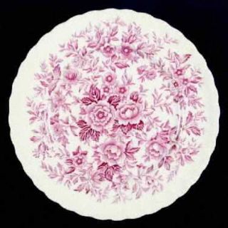 Grindley Printemps Pink Dinner Plate, Fine China Dinnerware   Pink Floral Rim&Ce
