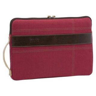 Nuo Tech Canvas 13 Laptop Sleeve for MacBook Air   Red (100136)