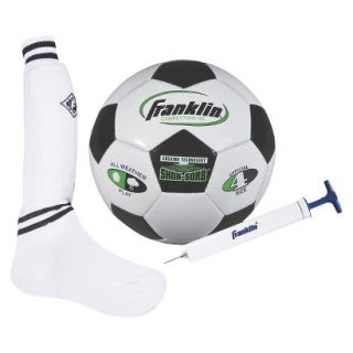 Franklin Complete Youth Soccer Set   White/Green/Black