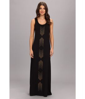 Karen Kane Studded Maxi Dress Womens Dress (Black)