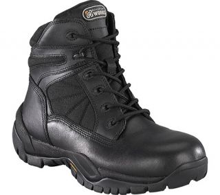 Mens Rockport Works RK6613   Black Leather Boots