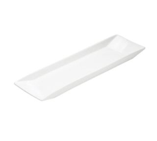 Cal Mil 20 Rectangular Platter   Porcelain, Bright White