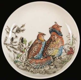 Johnson Brothers Game Birds Cream/Oval Coaster, Fine China Dinnerware   Cream Ba