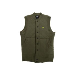 New Era Branded Quilted Fleece Vest