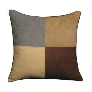 Soft Suede Square Toss Pillow   Neutral (18x18)