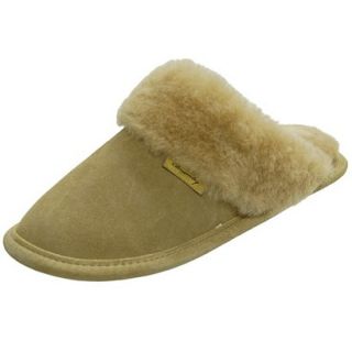 Womens Brumby Shearling Scuff Slippers   Chestnut 8.0