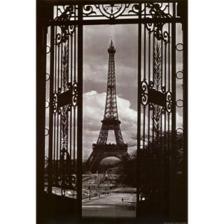 Art   Eiffel Tower Through Gates Poster
