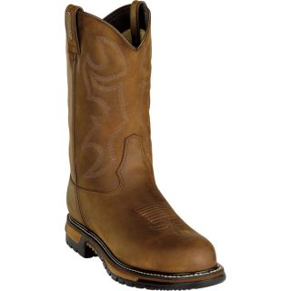Rocky 11 Inch Branson Waterproof Western Boot   Steel Toe, Brown, Size 13 Wide,
