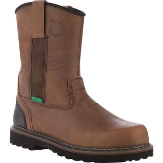 Brookville Waterproof Steel Toe Wellington Boot   Brown, Size 10 1/2 Wide,