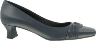 Womens Easy Street Tidal   Navy Smooth Slip on Shoes
