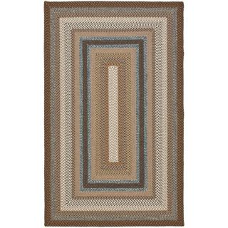 Hand woven Country Living Reversible Brown Braided Rug (6 X 9)