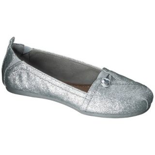 Girls Circo Helaine Loafer   Silver 1