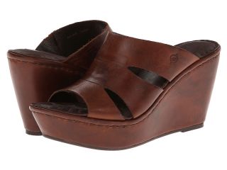 Born Amalia Womens Wedge Shoes (Brown)