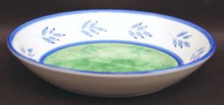 Villeroy & Boch Blue Leaves Coupe Cereal Bowl, Fine China Dinnerware   Earthenwa