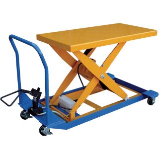 Vestil Manual Scissor Cart   1500 lb. Capacity, 36 Inch L x 24 Inch W Platform,