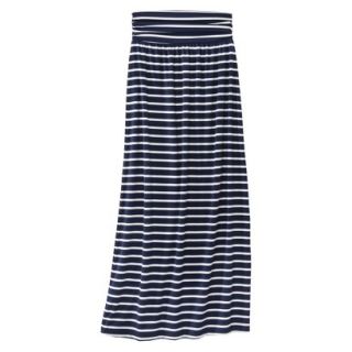 Mossimo Supply Co. Juniors Foldover Maxi Skirt   Oxford Blue/Dogbone XXL(19)
