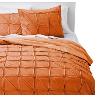 Room Essentials Jersey Reversible Quilt   Orange (Twin)