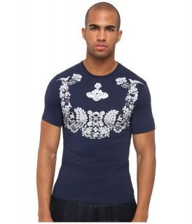 Vivienne Westwood MAN Printed Jersey Tee Mens T Shirt (Blue)