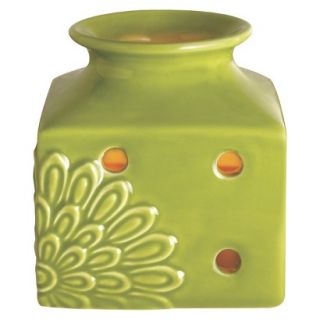 Wax Free Warmer Set 2 Extra Fragrance Disks included   Green Square