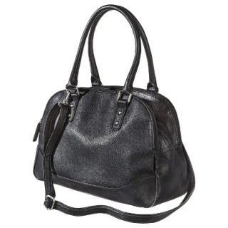 Merona Satchel Handbag   Black