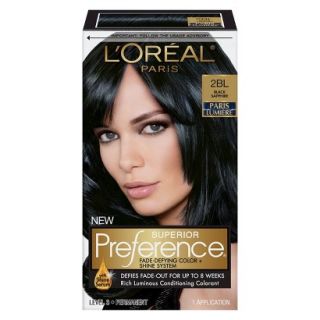 LOreal Paris Superior Preference Fade Defying Permanent Hair Color   2BL Black