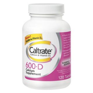 Caltrate 600+D Calcium Supplement   120 Count