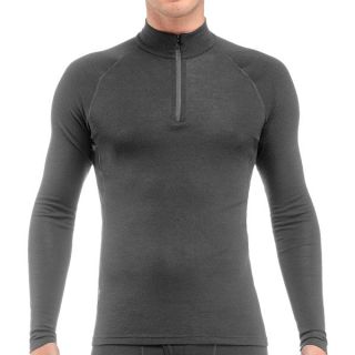 Icebreaker Everyday Zip Neck Shirt   UPF 20+  Merino Wool  Lightweight  Long Sleeve (For Men)   CAVE (2XL )