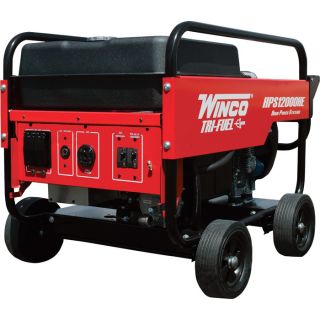 Winco Trifuel Generator   12,000 Surge Watts, 10,800 Rated Watts, Electric