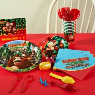Donkey Kong Party Pack for 16   Multicolor