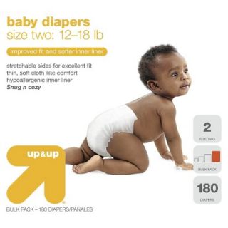 up&up Baby Diapers Bulk Pack   Size 2 (180 Count)