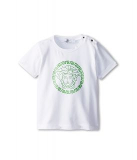 Versace Kids Medusa Logo T Shirt Boys Short Sleeve Pullover (Gray)