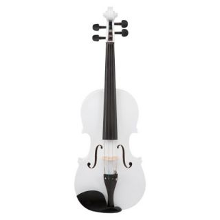LeVar 4/4 Student Violin Outfit   White (VLNLV100WH)