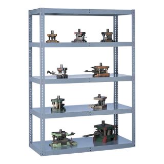 Tennsco Tool & Die Rack   48 Inch W x 18 Inch D x 48 Inch H, 5 Shelf, Medium