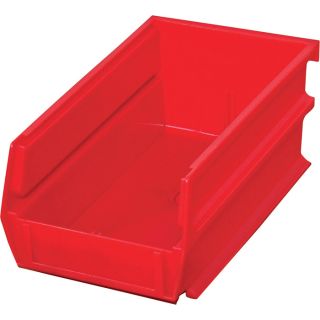 Triton Products LocBin Hanging and Interlocking Bins   24 Pack, Red, 7 3/8 In.L