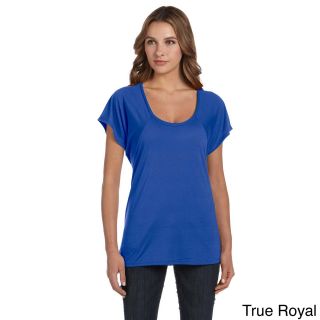 Bella Womens Flowy Raglan T shirt Blue Size XXL (18)