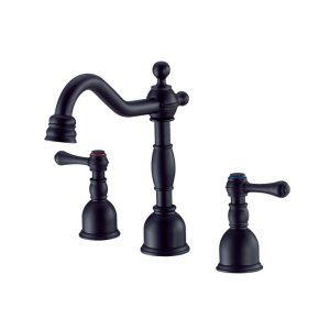 Danze D303057BS Satin Black Opulence Mini Widespread Lavatory Faucet