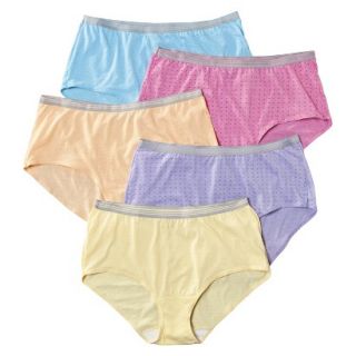 Fruit Of The Loom Womens 5 Pack Fit for Me Brief   Heather Assorted Colors 13