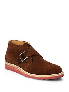 Cole Haan Suede Chukka Boots   Brown  Cole Haan Shoes