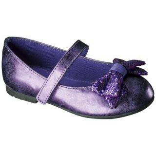 Toddler Girls Cherokee Darly Ballet Flat   Purple 8