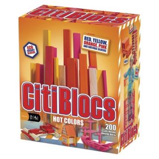 Citiblocs Hot Colors Construction Set   200 Pieces