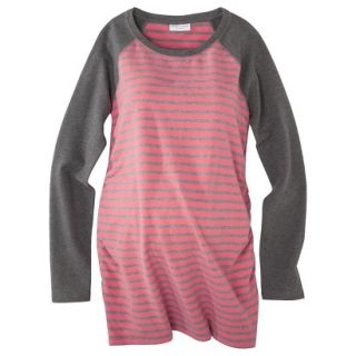 Liz Lange for Target Maternity Long Sleeve Sweatshirt   Coral Stripe XS