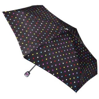 totes Mini Auto Open Umbrella   Multicolor Dot