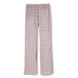 Mossimo Supply Co. Juniors Printed Pant   Pink XL(15 17)