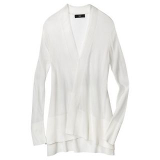 Mossimo Womens Open Front Cardigan   White S