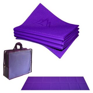 Khataland YoFoMat Extra Long Travel Yoga Mat   Purple