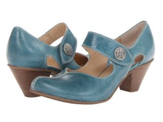Fidji E147 Womens Maryjane Shoes (Blue)